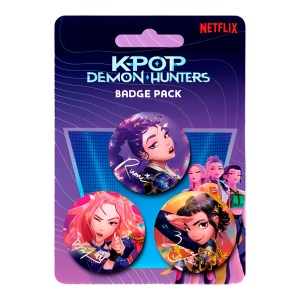 KPop Demon Hunters pack 3 badge